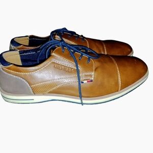 Tommy Hilfiger Men's Brown Leather Shoes